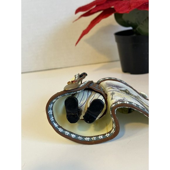 Ashton Drake THOMAS KINKADE Old World Santa Ornament WHITE CHRISTMAS DREAMS - Picture 6 of 8